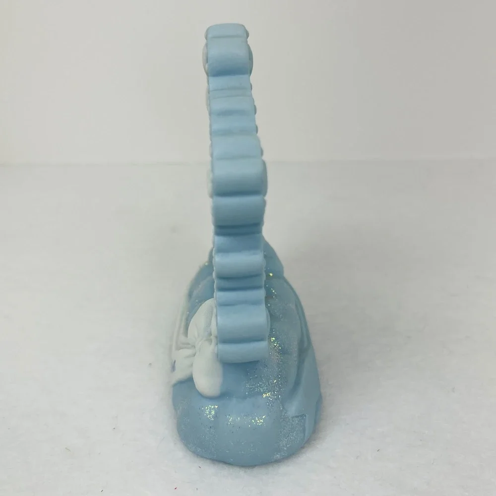 Precious Moments Sharing Our Season Together Blue Snowflake Figurine Winter Sled